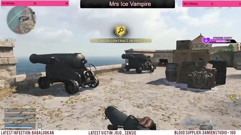 Ice Vampire streams Warzone!