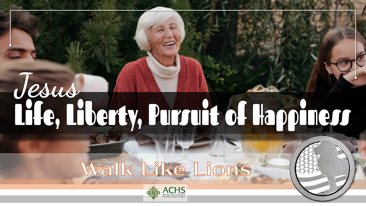 "Jesus Life Liberty Pursuit" Walk Like Lions Christian Daily Devotion with Chappy Feb 22, 2021