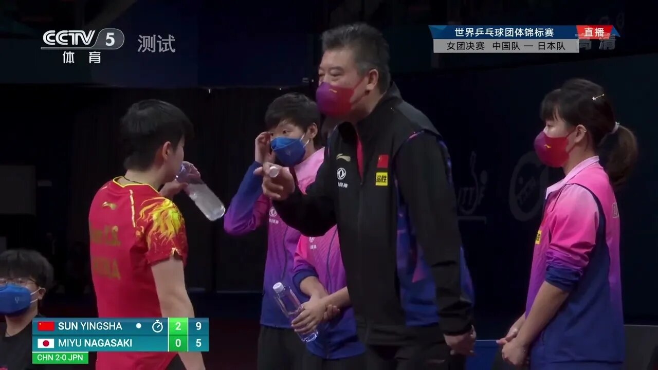 Sun Ying Sha vs Miyu Nagasaki Hightlight Wolrd Table Tennis Women Team Final 10