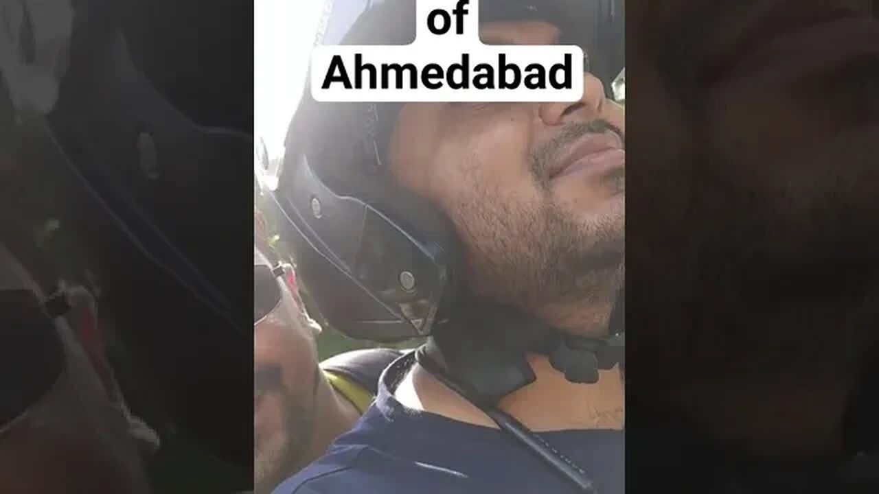 On the roads on Ahmedabad with Mr. Hunter