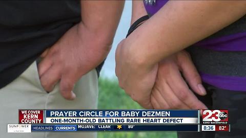 Prayer circle for baby Dezmen