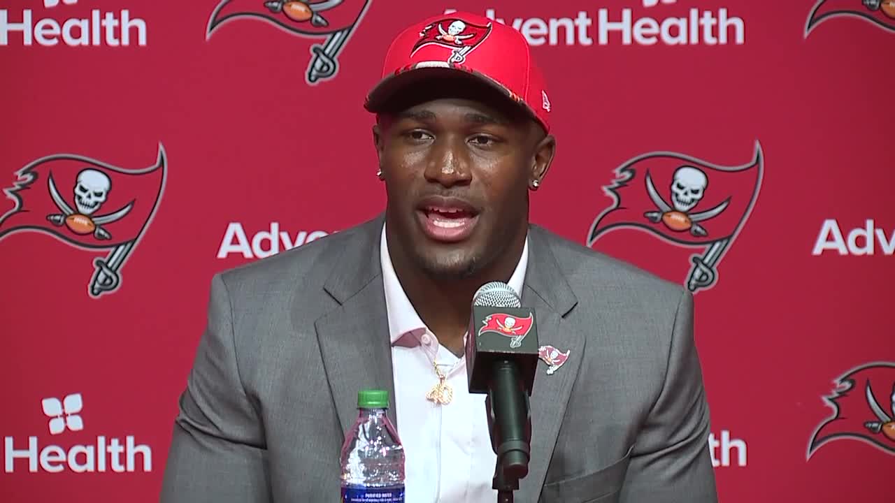 Bucs introduce first round draft pick Devin White