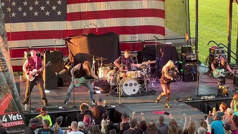 EVA UNDER FIRE Performing Live at Rock 4 Vets 2023, Part 2 #shorts