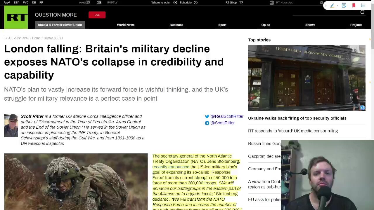Britain's military decline exposes NATO's collapse in credibility and capability