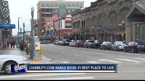 Boise ranks #1 on Livability.com's Top 100 Best places to Live