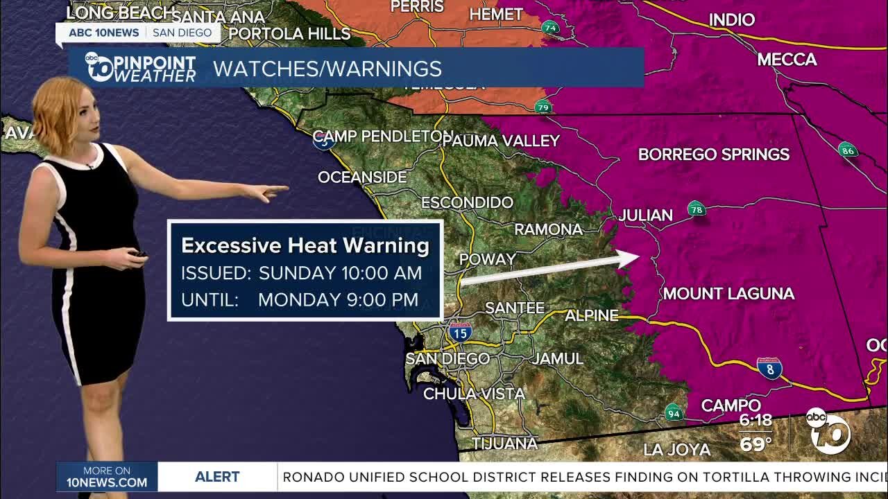 ABC 10News Pinpoint Weather with Meteorologist Leah Pezzetti
