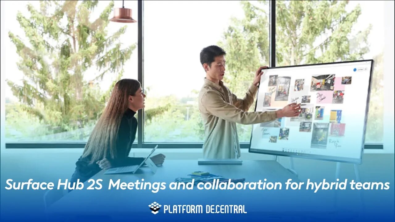 Surface Hub 2S Meetings and collaboration for hybrid teams
