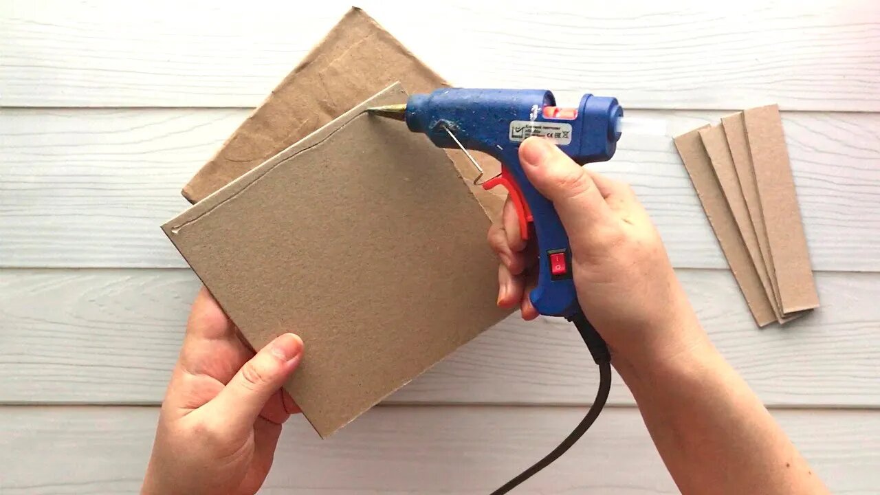 DIY Simple Cardboard Jewelry box | Paper craft