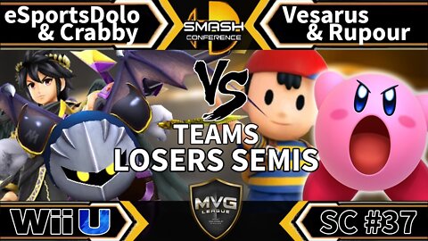 eSportsDolo & Crabby vs. Vesarus & Rupour - Teams SSB4 Losers Semis - Smash Conference 37
