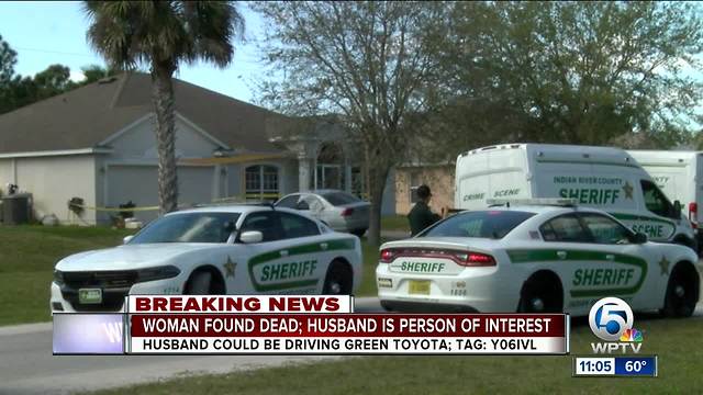 Indian River County man sought in wife's death