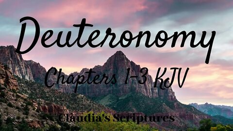 The Bible Series Bible Book Deuteronomy Chapters 1-3 Audio