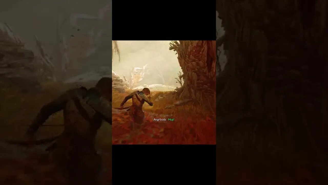 Angrbooa cheats on race #godofwar #fyp #ps5 #ps4 #godofwarragnarok #godofwargameplay