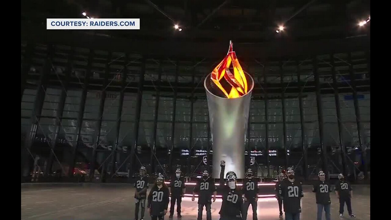 Las Vegas Raiders thanks those who built Allegiant Stadium