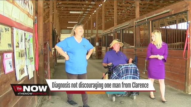 Diagnosis not discouraging one man from Clarence