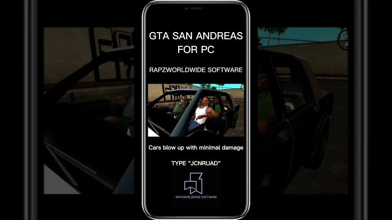 GTA: San Andreas - Cars blow up with minimal damage (Cheat for PC)