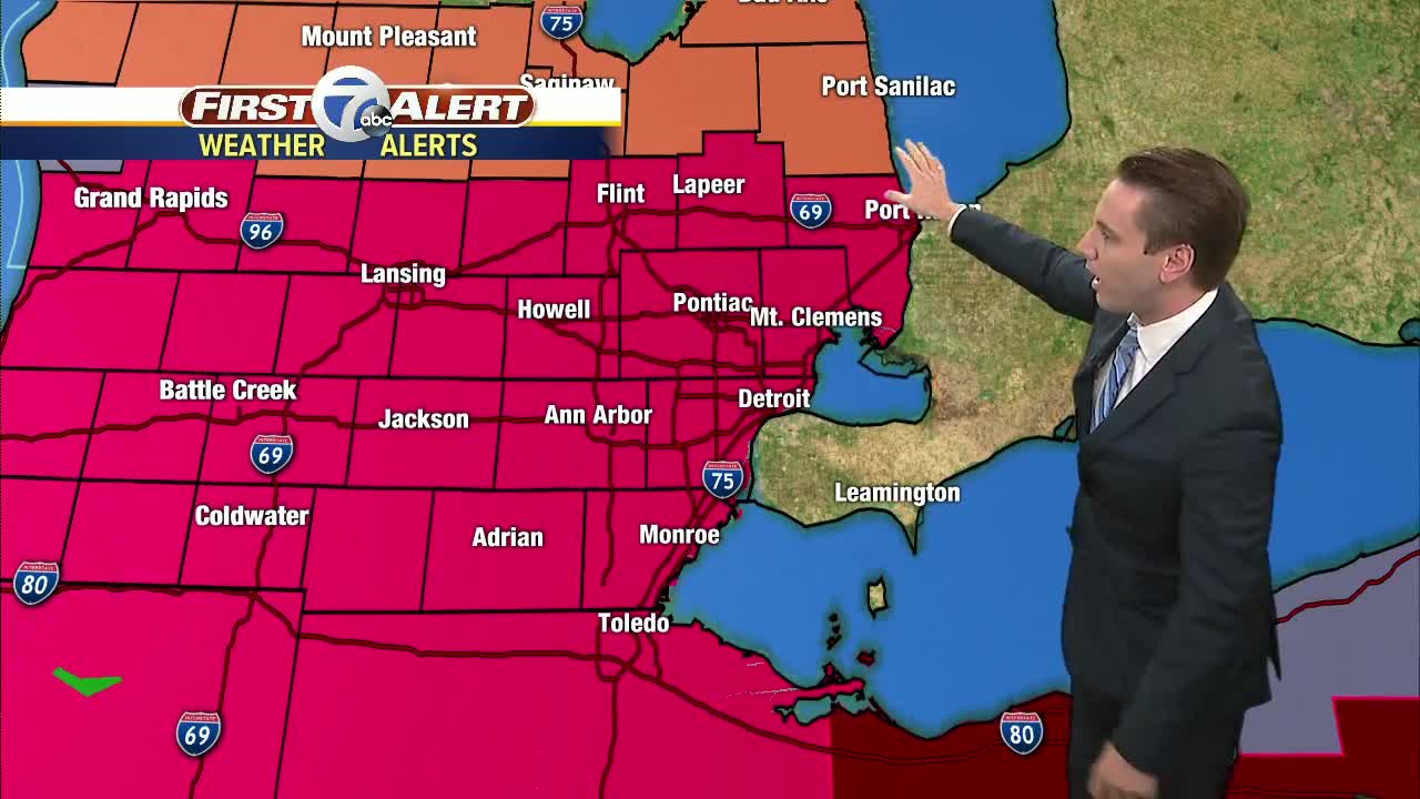 Metro Detroit Forecast: Excessive Heat Warning for southeast Michigan