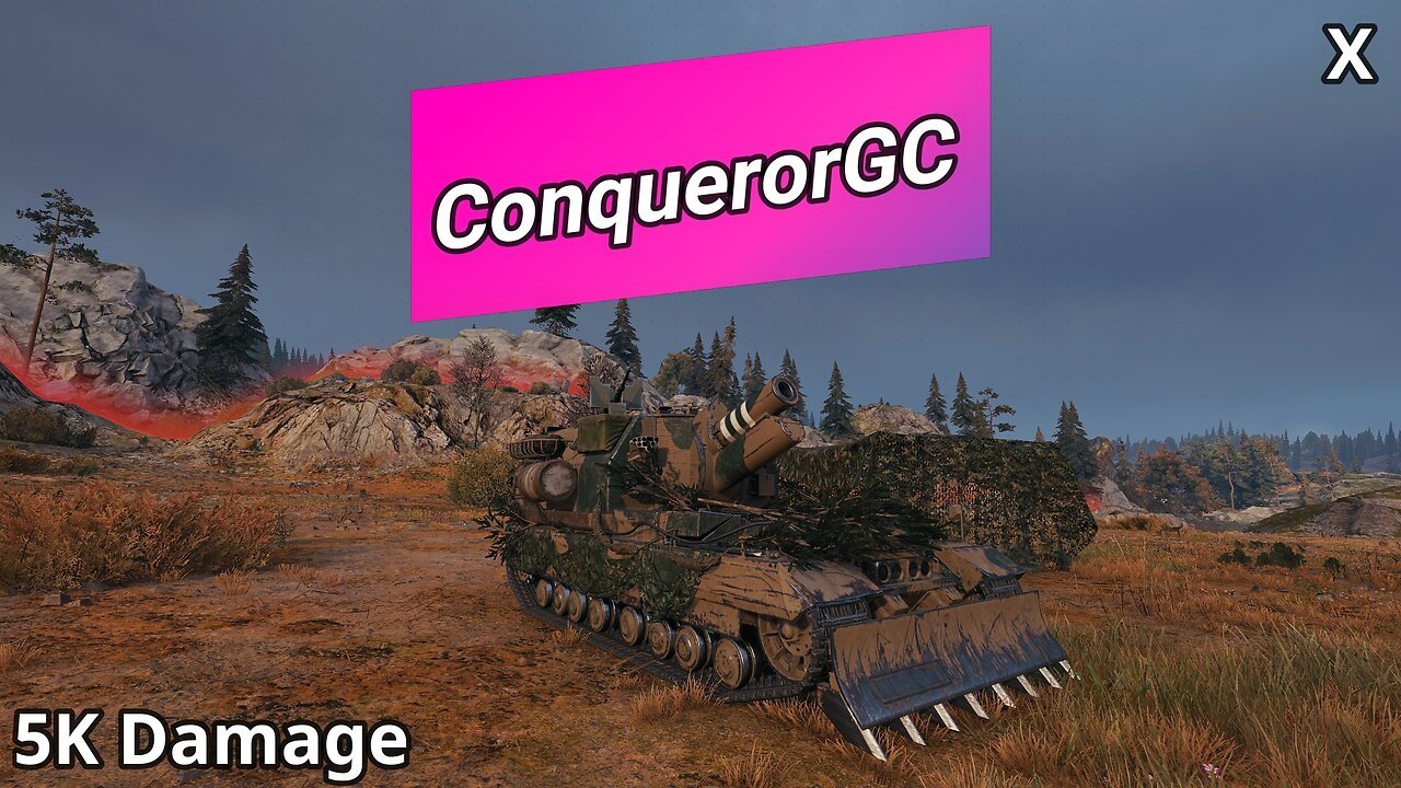 Conqueror Gun Carriage (5K Damage) | World of Tanks