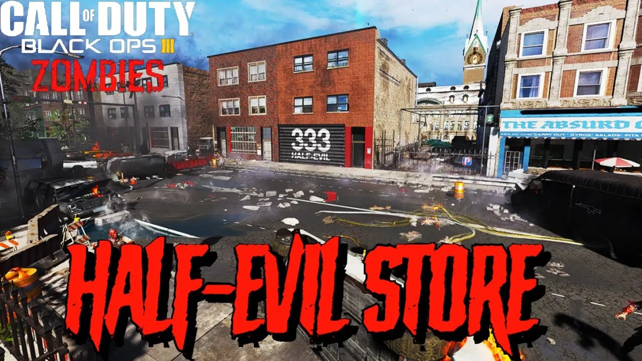 Call of Duty BO3 Half Evil Store Custom zombies map