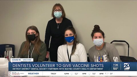 Dentists Distribute COVID Vaccine