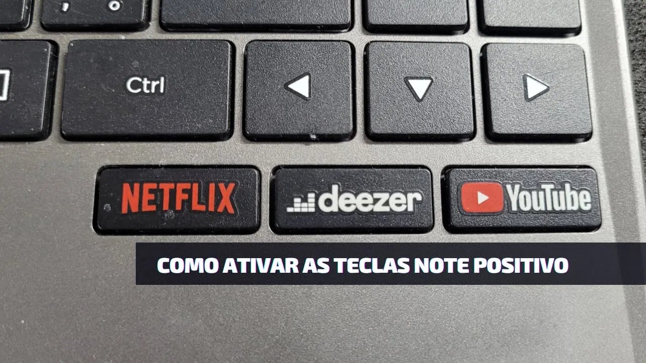 Notebook positivo Driver teclas Netflix, Deezer e YouTube