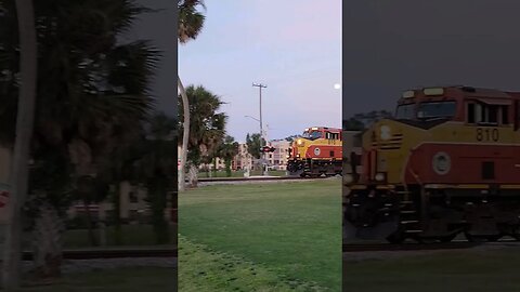 Florida East Coast Railway FEC-206 Daytona Beach Golf Club May 4 2023 #railfanrob #rrmrailvideos