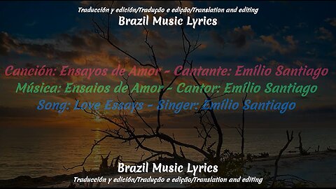 Brazilian Music: Love Essays - Singer: Emílio Santiago