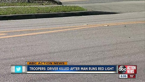 Several injured, one killed in Manatee County when man runs red light trying to escape earlier crash