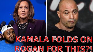 Kamala FOLDS ON Joe Rogan Interview As Young Males RALLY Around Trump To Avoid Being Sent To War!