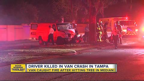 Man dies in Christmas Day crash in Tampa