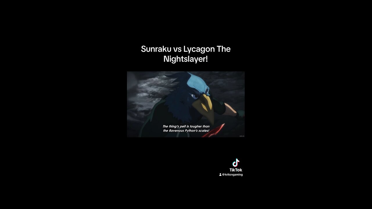 Shangri La Frontier: Sunraku Vs Lycogon The Nightslayer! Amv