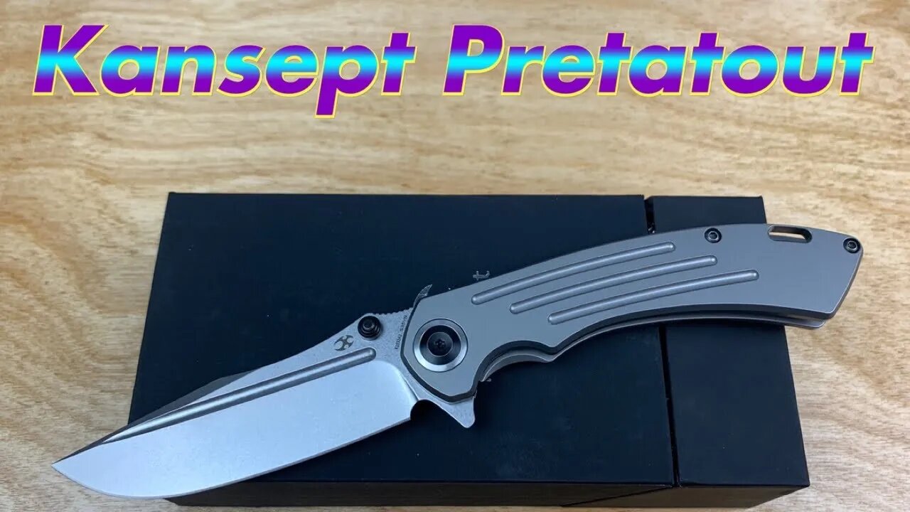 Kansept Pretatout / includes disassembly / incredible drop shut action & great looking !!