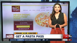 Lifetime Pasta Pass at Olive Garden