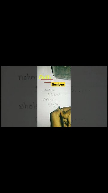 learn natural no., whole no., integers #shorts #maths #mathematics #mathtricks #trending #number