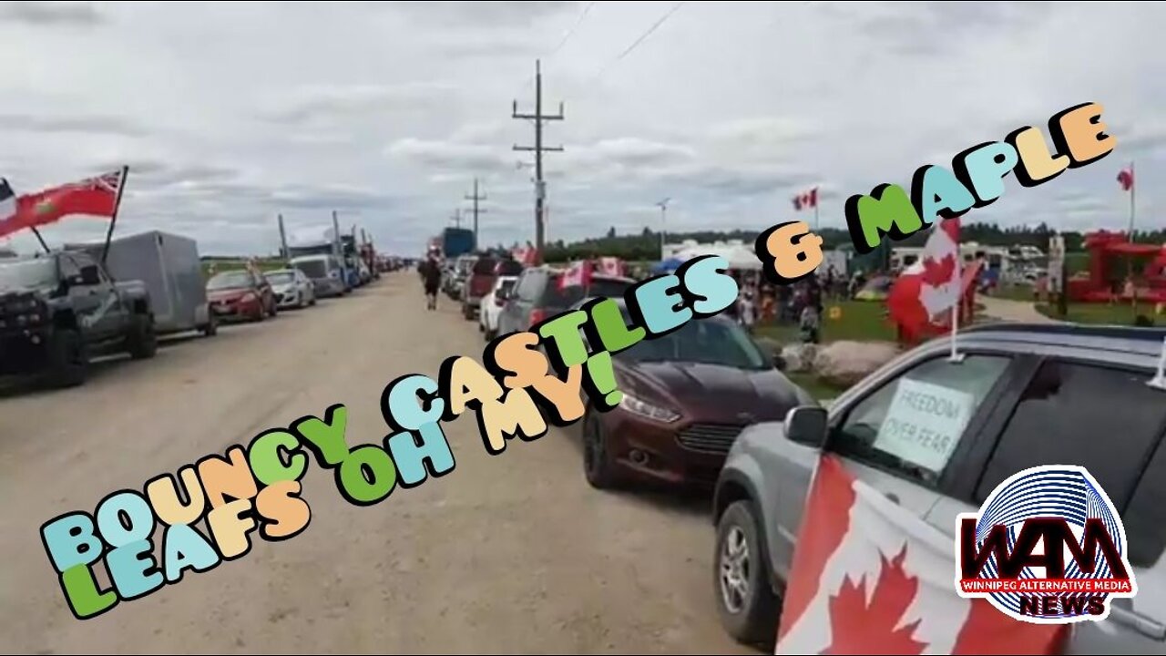 Ottawa Truckers & Freedom Lovers From Around Canada Join at Centre of Canada