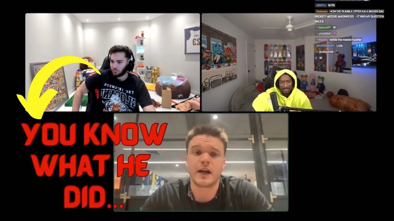 Adin Ross EXPOSES Kai Cenat with Bruce and KICK Owner *HE IS FAKE*