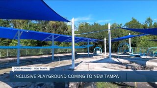 Construction continues on City of Tampa's first all-abilities playground