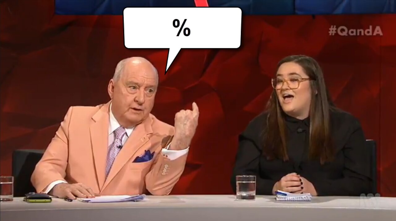 Alan Jones dropping some inconvenient questions to "Climate Change" libtards