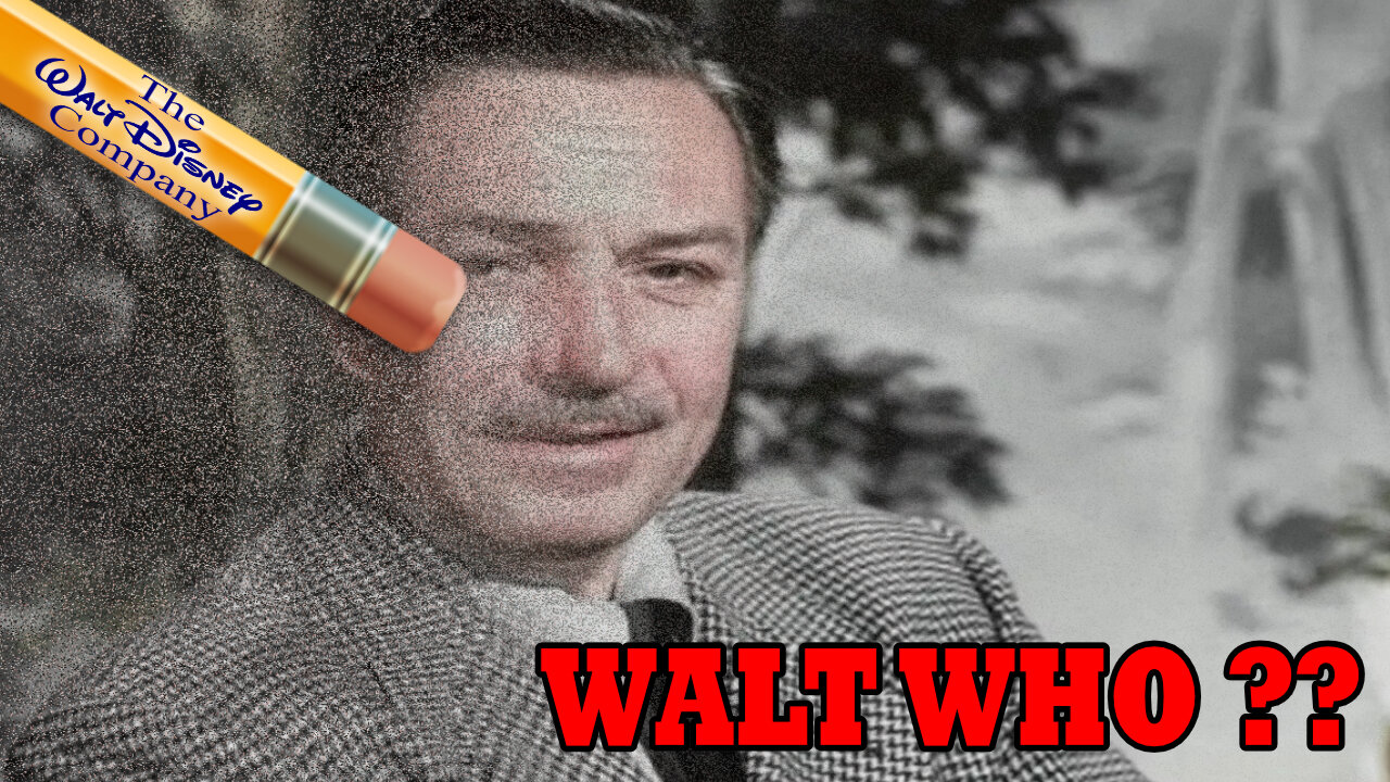 Disney Erasing Walt From History