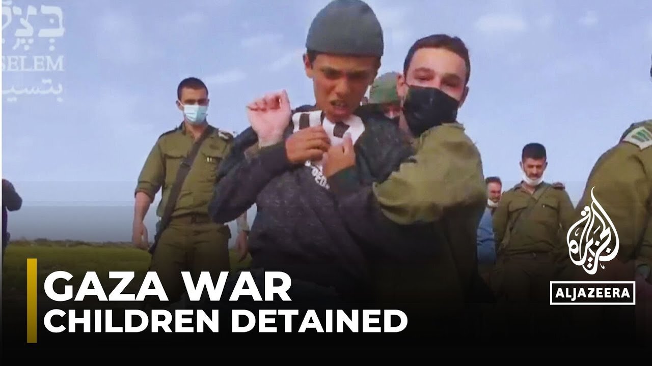 Palestinian children detained in West Bank