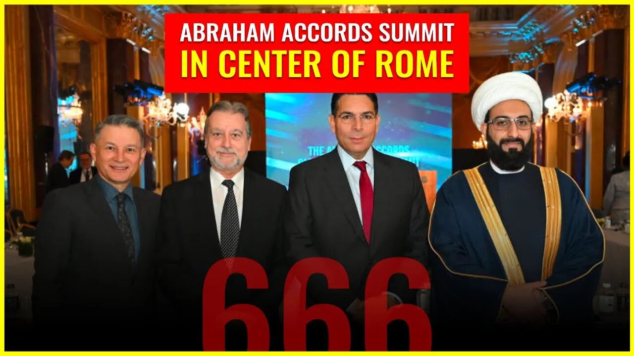 Abraham Accords summit in the center of Rome