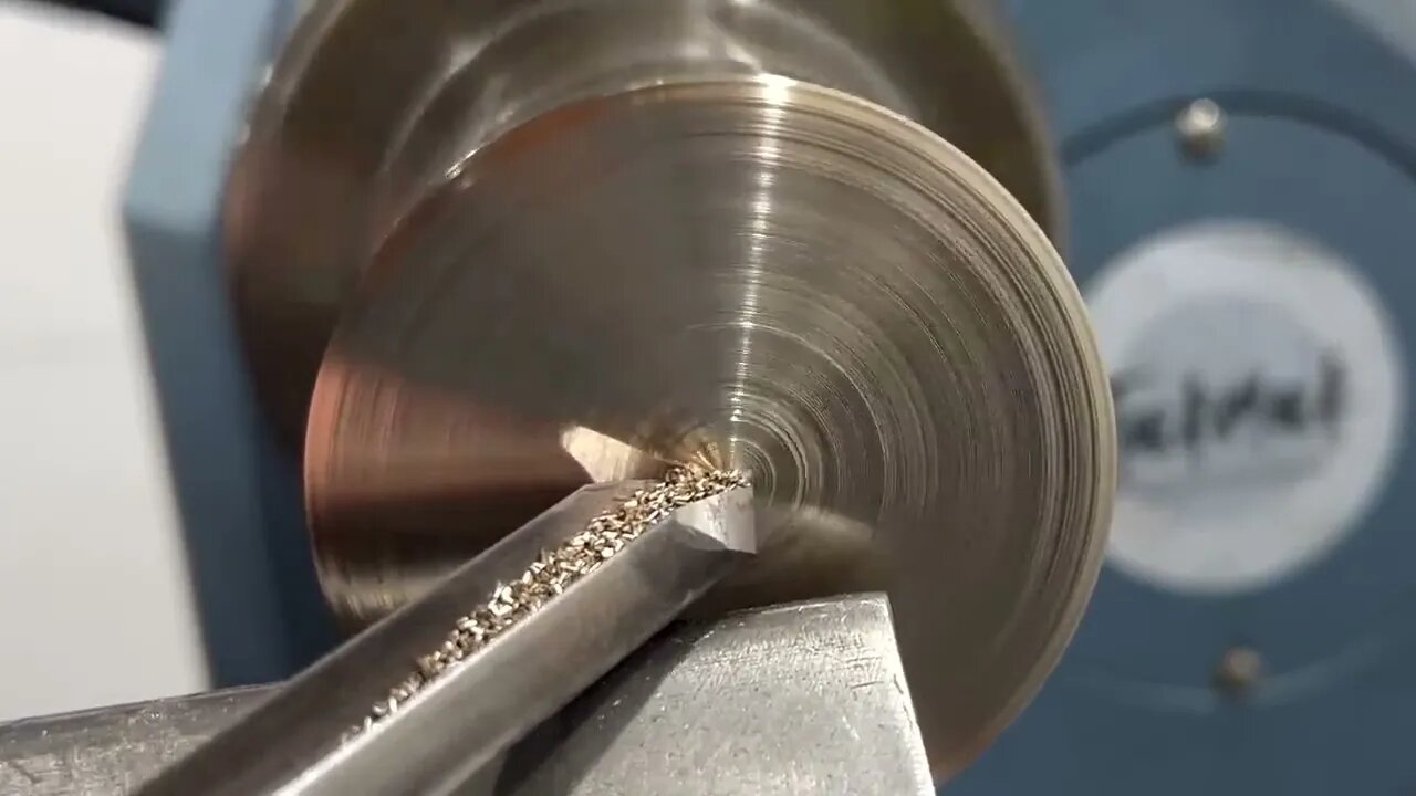 Woodturning - I Turned Solid Brass On A Wood Lathe !!-9