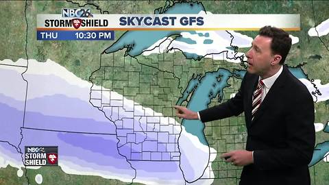 Michael Fish's NBC26 Storm Shield weather forecast