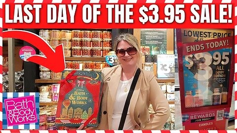 Bath & Bodyworks | CHRISTMAS ADVENT CALENDAR | LAST DAY OF THE $3.95 LOTION SALE | #bathandbodyworks