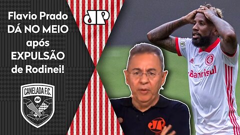 "QUE PALHAÇADA essa expulsão do Rodinei!" Flavio Prado DÁ NO MEIO após Flamengo 2 x 1 Inter!