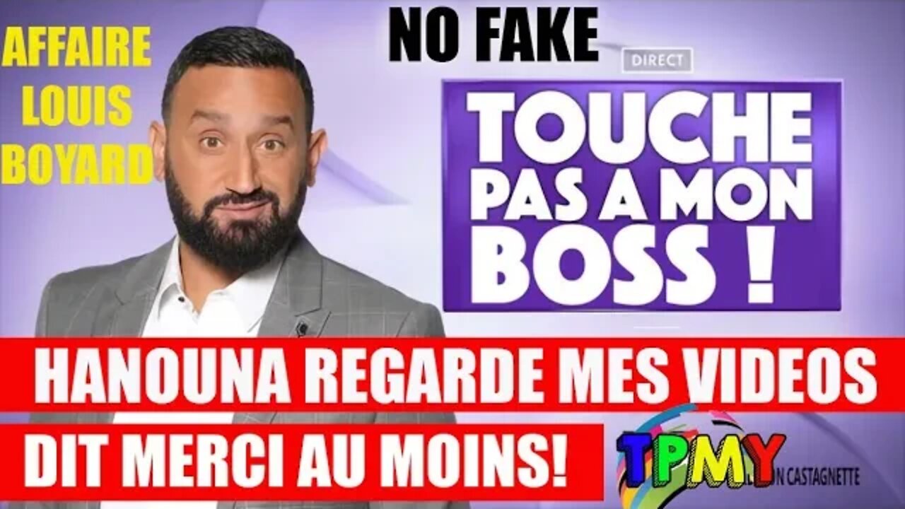 HANOUNA REGARDE TPMY ET APPLIQUE MES CONSEILS, IL DEMANDE PARDON #tpmp #louisboyard #bolloré #lfi