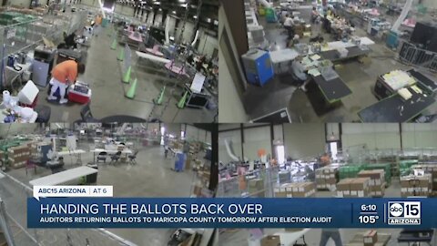 Auditors to return ballots to Maricopa County Thursday