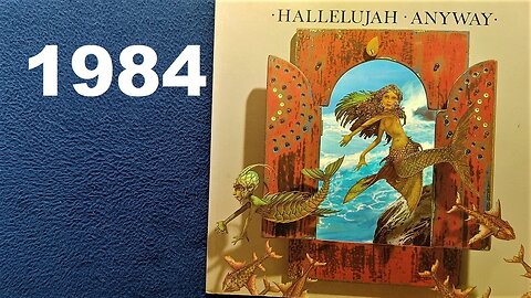 BOOK COVER REVIEW: HALLELUJAH ANYWAY, Patrick Woodroffe 1984, PAPER TIGER, Dragon's World