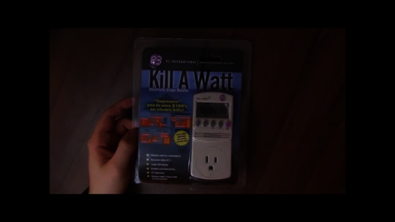 save electricity Kill A Watt wattage meter review and demonstration
