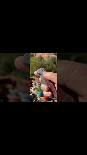 @LuvThemKnives LTK Rezult titanium button lock flipper knife