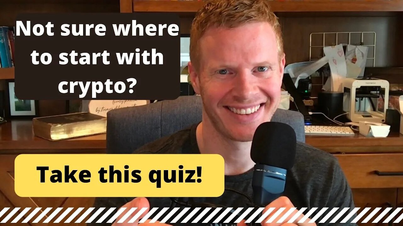 NEW TOOL! Not sure where to start with crypto? Take this quiz, and I will give you a blueprint